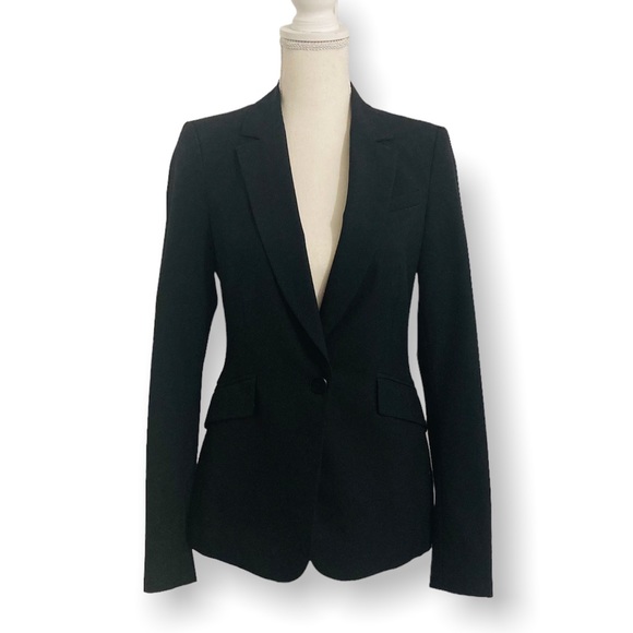 Zara Jackets & Coats Zara Basic Womans Black Blazer Fitted Suit